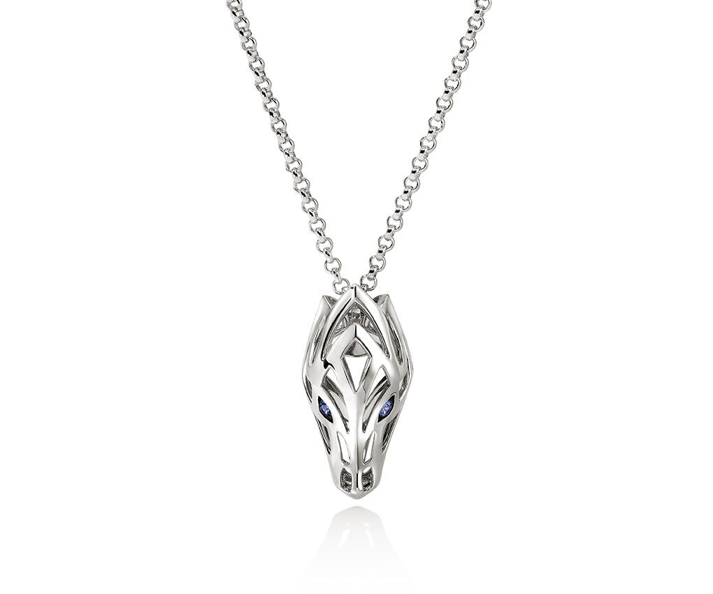 Naga Silver Pendant Necklace
